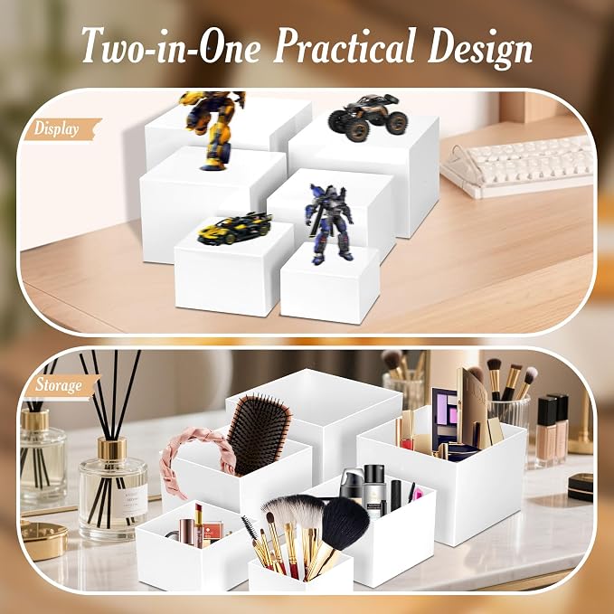 Redants 6 PCS Buffet Risers, Large Food Risers - Image 5