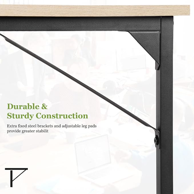PayLessHere | 39 Inch Computer Desk | Nature | Office Desk - Image 7