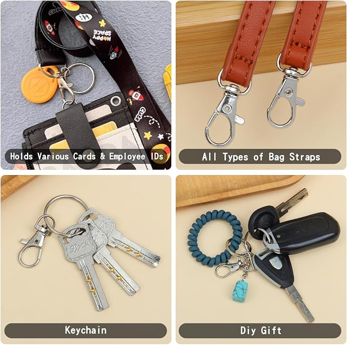 274Pcs Keychain Making Kit, Keychain Craft Including Key Chain Hooks, Key Rings - Image 2