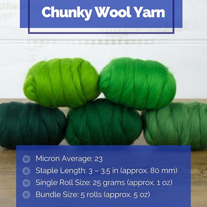 Revolution Fibers | Mixed Merino Wool Variety Pack | Perfect Wool Roving - Image 3