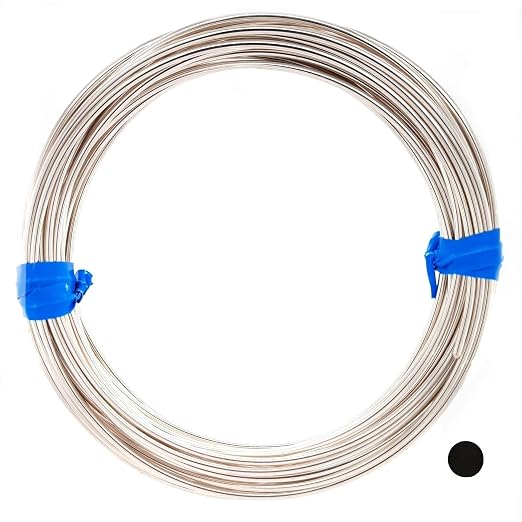 CRAFT WIRE 24 Gauge, 925 Sterling Silver Wire Half Hard Made in USA - 10FT | by CRAFTWIRE