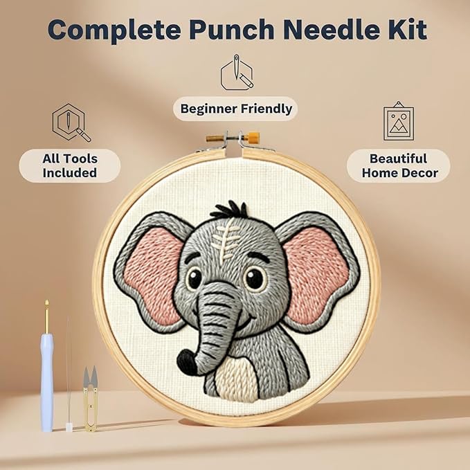 AohaiNova Punch Needle Kits for Adults Beginner, Punch Needle Starter Kit Easy - Image 2