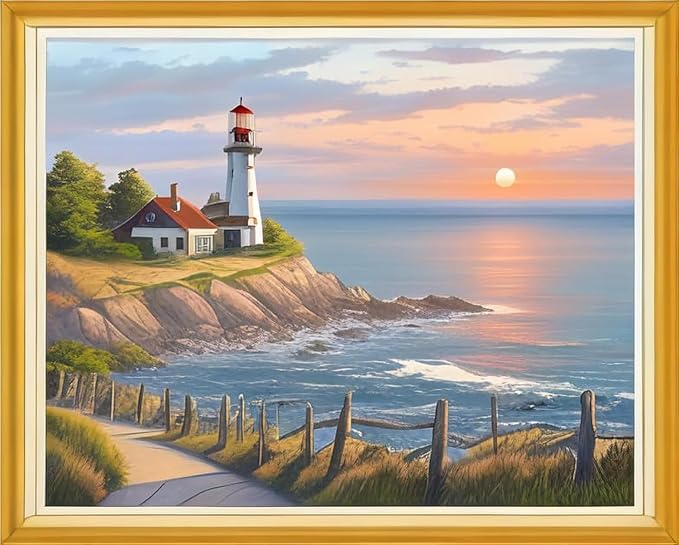 Joyhoor Cross Stitch Kits for Beginners Stamped Cross-Stitch Supplies by JoyhoorCrossStitchKits