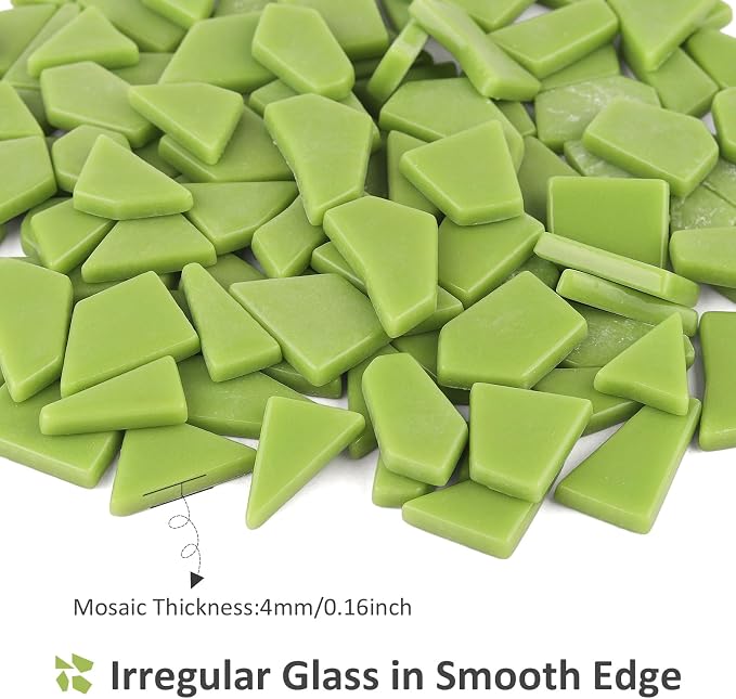 Youway Style Green Glass Mosaic Tiles - Image 4