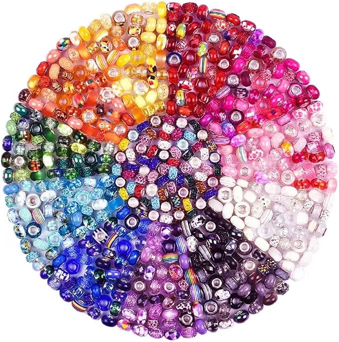European Large Hole Spacer Charm Beads - Image 7