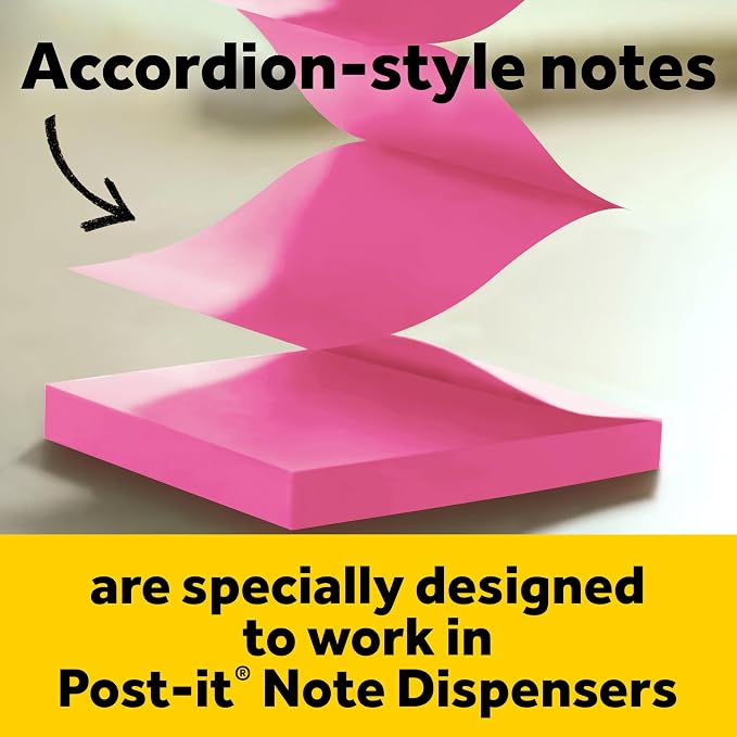 Post-it Dispenser, Sticky Note Holder, Includes 45 Pop-Up Sheets of 3 in x 3 in - Image 6