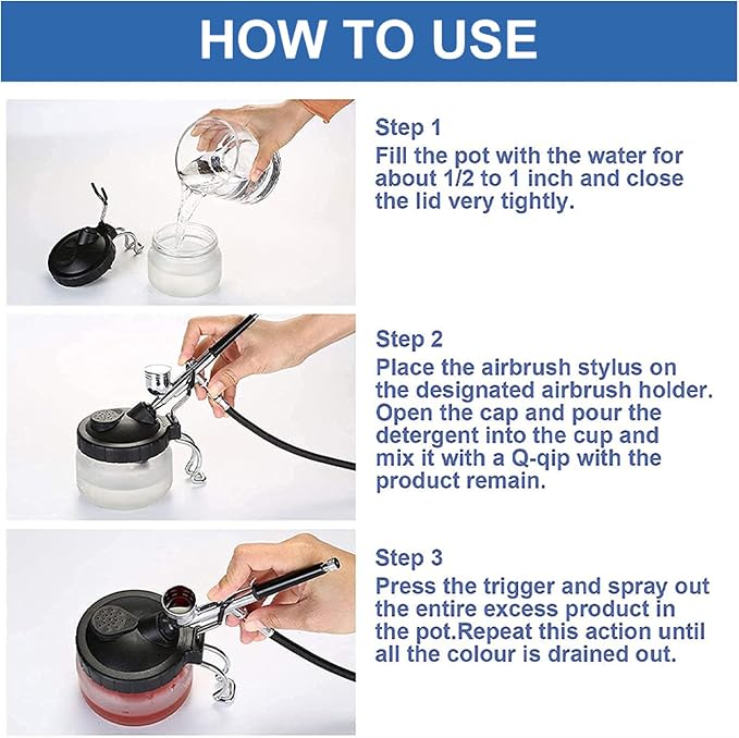 JOYABEST Airbrush Cleaning Pot - Image 6