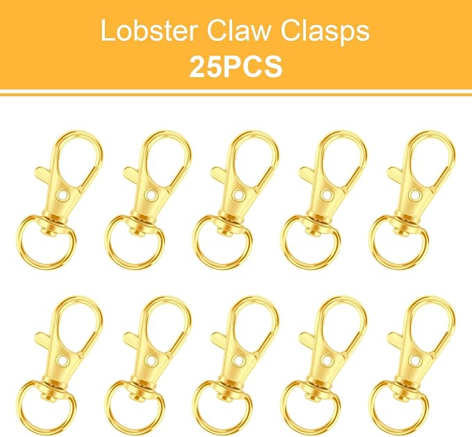 50PCS Metal Lobster Claw Clasp - Image 2