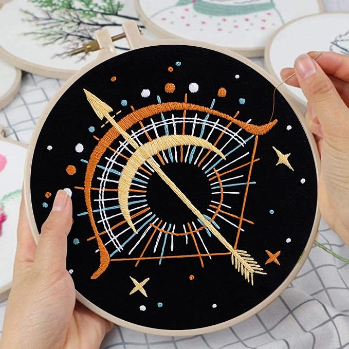 Louise Maelys 3 Set Tarot Moon Embroidery Kits - Image 4