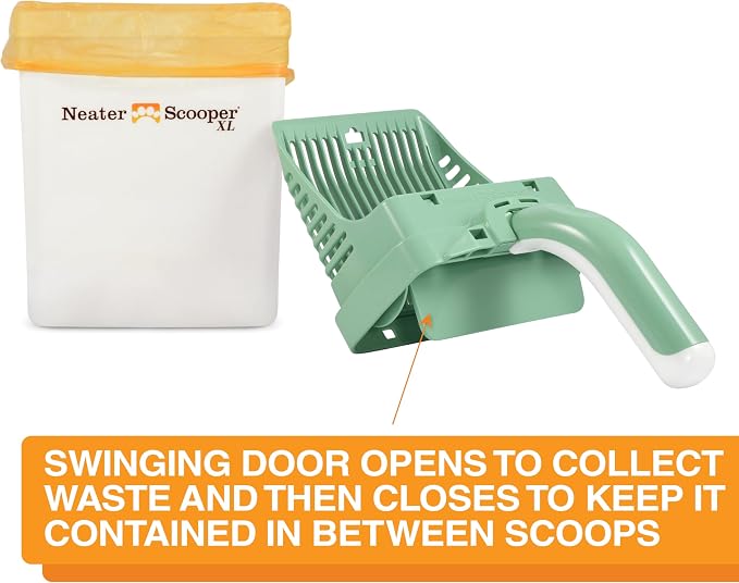 Neater Pet Brands Neater Scooper XL Cat Litter Scoop, 195 Refill Bags – - Image 3