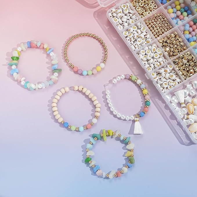 Xylise DIY Jewelry Making Kit, 1000+ Beads - Image 5