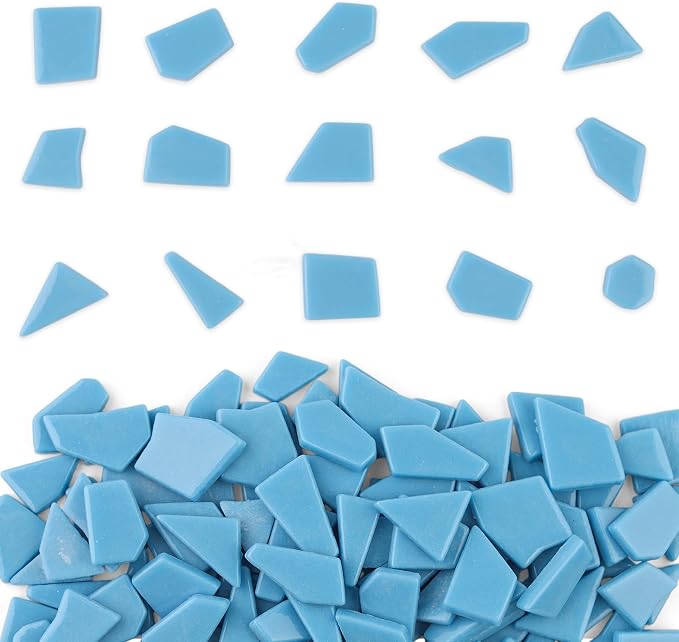 Youway Style Blue Glass Mosaic Tiles by YouwayStyle
