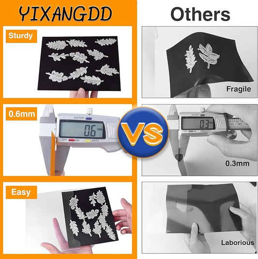20 PCS Stamp and Die Storage Bag and Rubber Magnetic Sheets,die Storage Set for Storage Die Cutting, DIY Scrapbooking