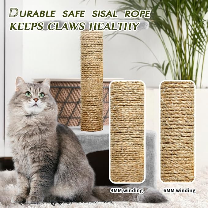 Natural Sisal Rope 1/4 Inch by 32-Feet - Image 6