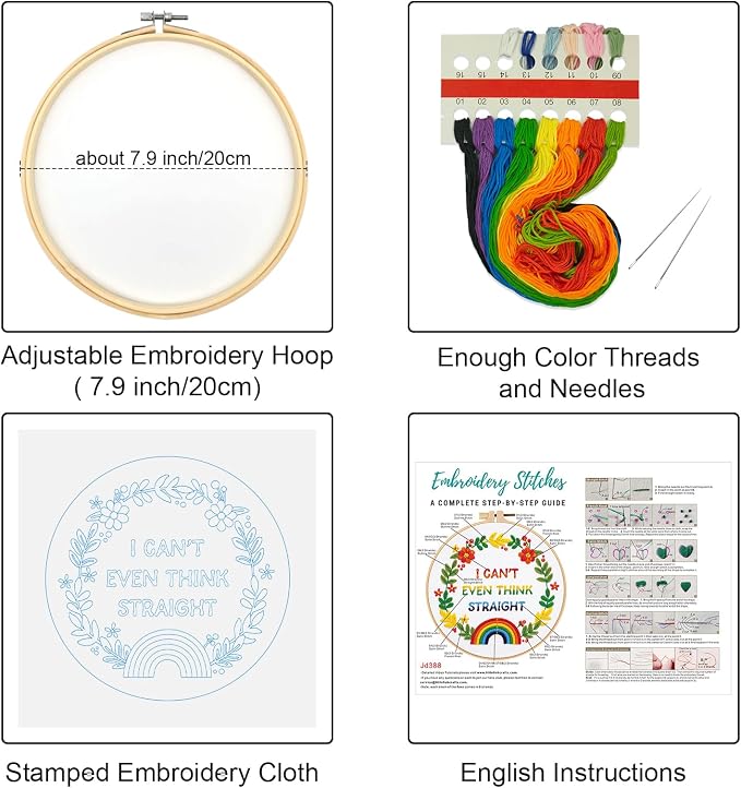Louise Maelys LGBT Embroidery Kits - Image 2