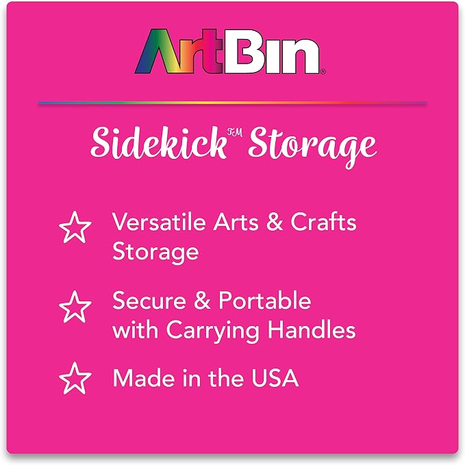 ArtBin 6815AG Mini Sidekick Carrying Case, Portable Art & Craft Organizer - Image 6