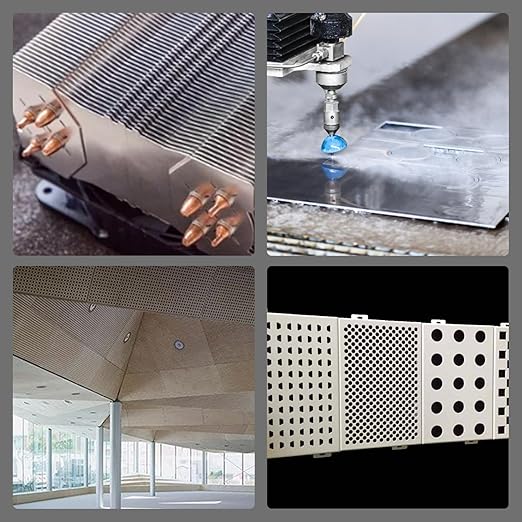 2 Pack 6061 T651 Aluminum Sheet Metal 12" x 12" x 1/16" (0.06") Rectangle Metal Plate Covered with Protective Film, 1.5mm Flat Aluminum Plate for Crafting and Industry