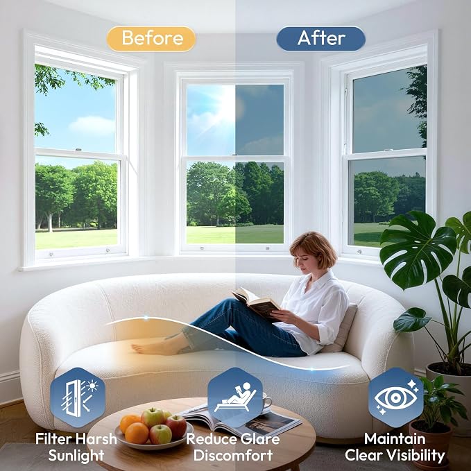 rabbitgoo One Way Privacy Window Film Window Tint - Image 3