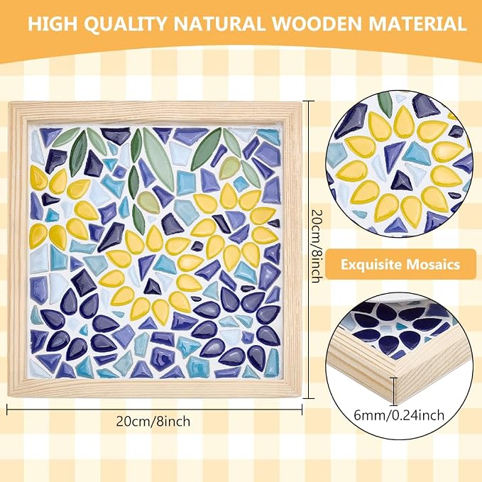 WEBEEDY DIY Mosaic Tiles Craft Kit - Image 3