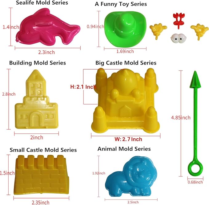 Sand Molding Tools 42pcs Mold Activity Set Compatible - Image 4
