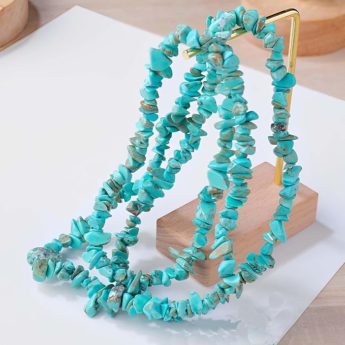 200pcs Natural Chip Stone Beads Gemstone Healing Crystal Loose Rocks Bead | - Image 2