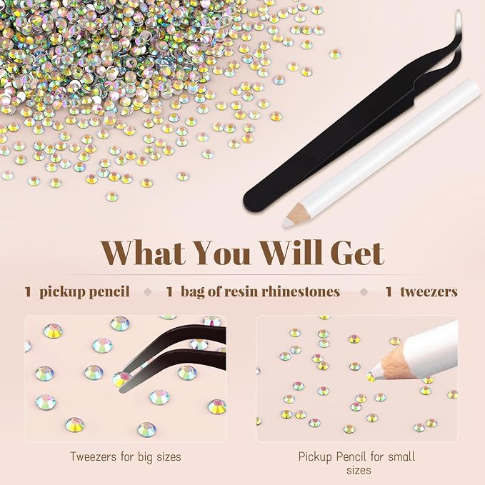 12000PCS 2mm Resin Rhinestones Bulk - Image 7