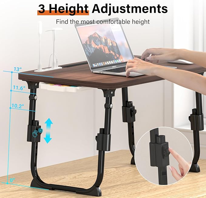 Lap Desk for Bed, Adjustable Laptop Desk - Image 2