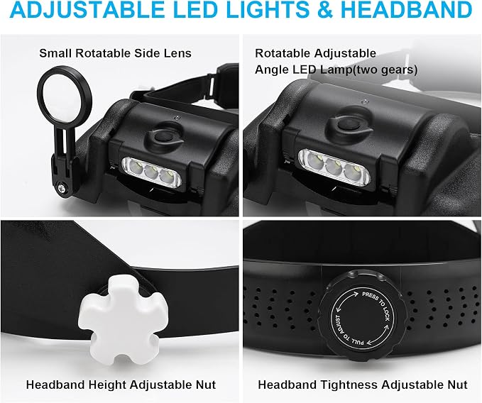 Dilzekui Headband Magnifying Glass - Image 5