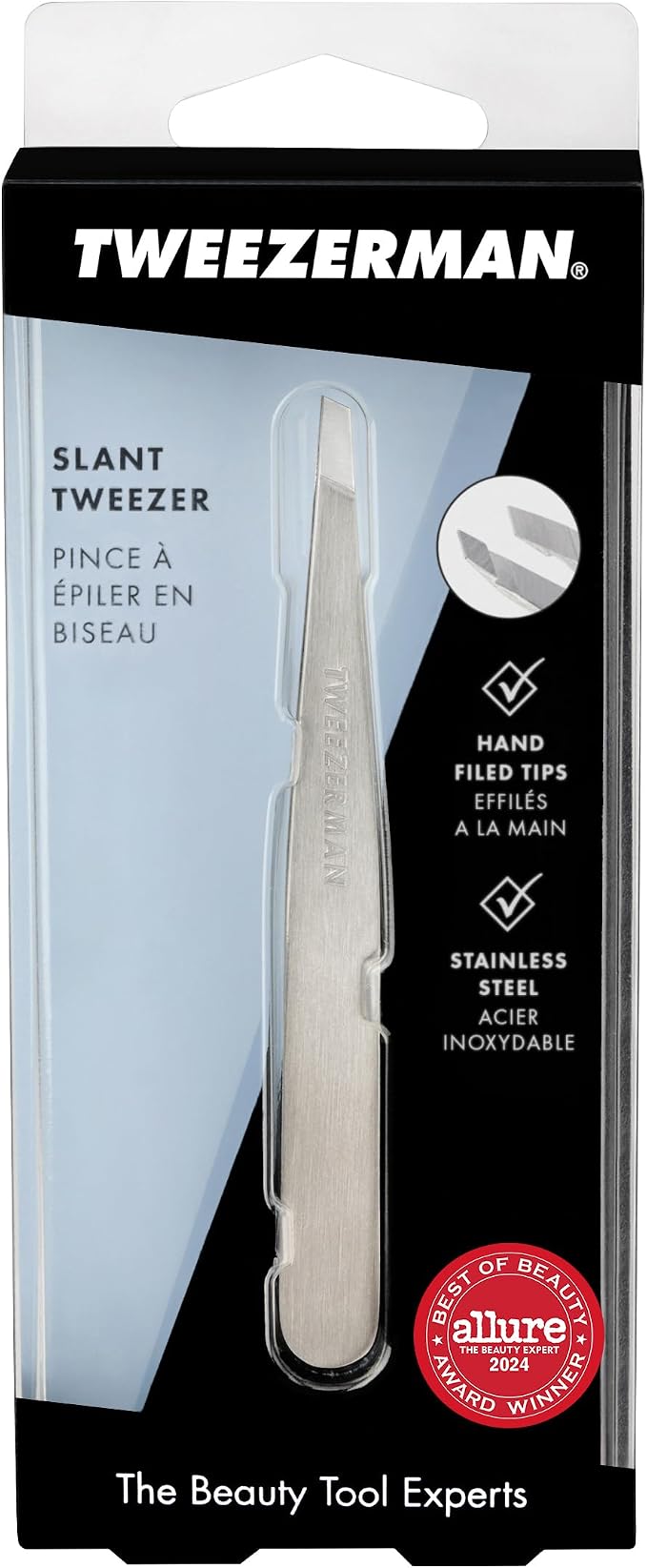 Tweezerman Stainless Steel Slant Tweezer - Image 9