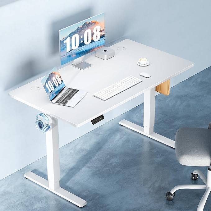 DUMOS 40 Inch Electric Standing Desk Height Adjustable, Sit to Stand Up - Image 2