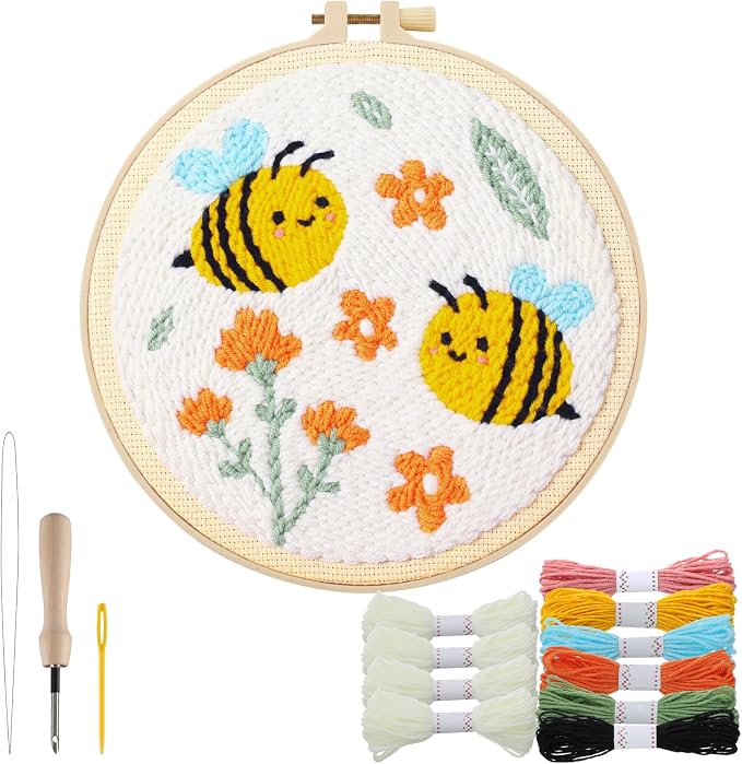 Punch Needle Kit Adults Beginner by Biubee