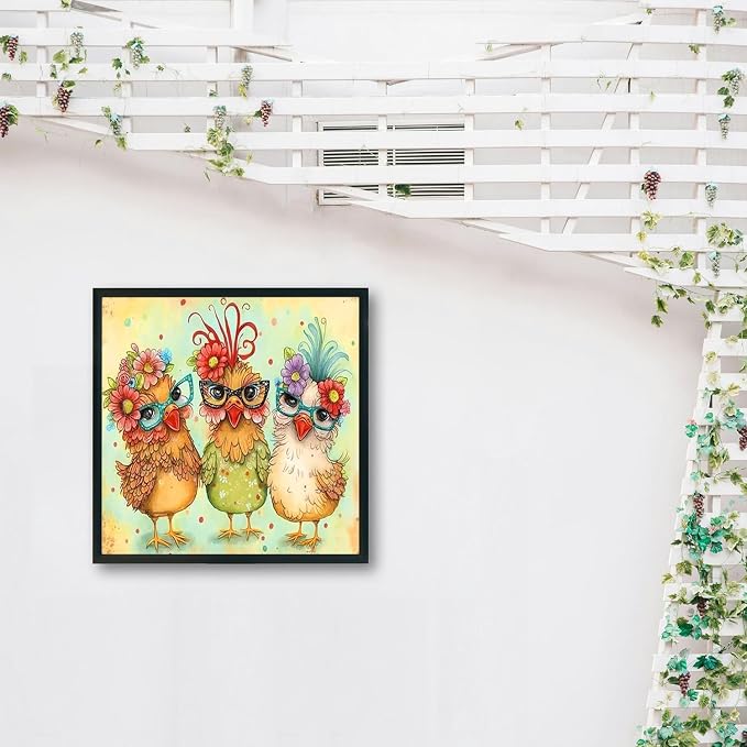 MBNTJHT Hen Chicken Stamped Cross Stitch Kits - Image 5