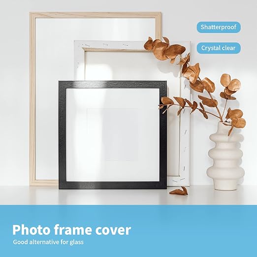 Art3d 10-Pack of 8×10" PET/Plexiglass Sheets, Transparent Clear Flexible - Image 2
