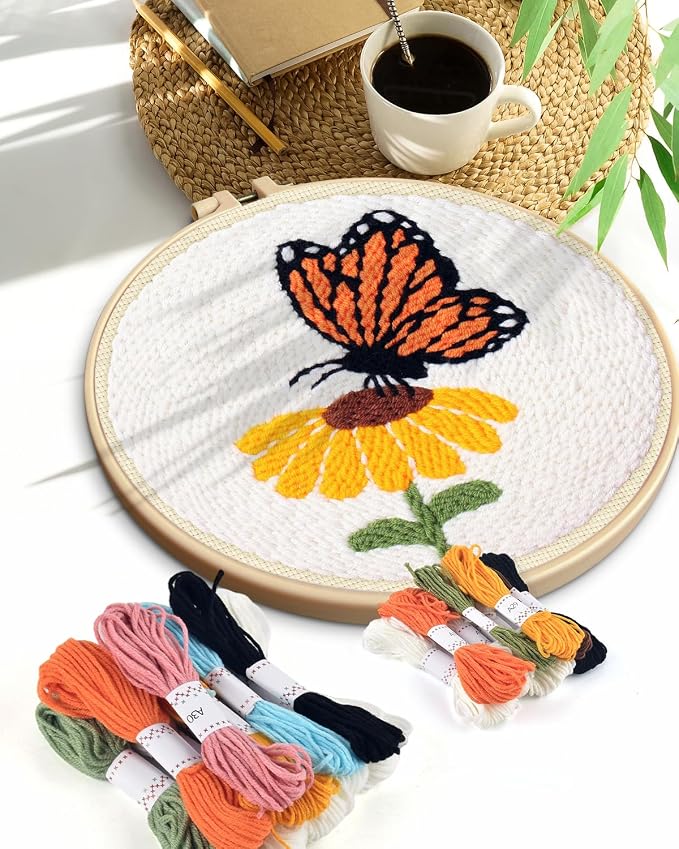 TINDTOP Punch Needle Kits, DIY Punch Embroidery Kits - Image 7
