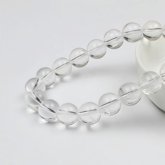 MJDCB 7A Natural White Clear Quartz Beads Gemstone - Image 2