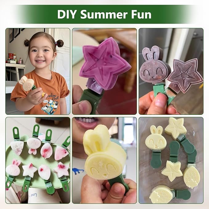 Silicone Popsicle Mold, Fun Shaped Dinosaur Popsicle Silicone Molds - Image 7