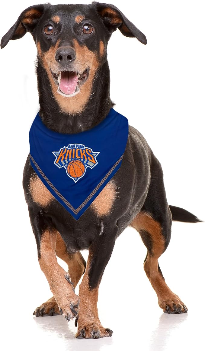 Pets First NBA New York Knicks TIE Bandana, Size Small/Medium. Dog Bandana - Image 3