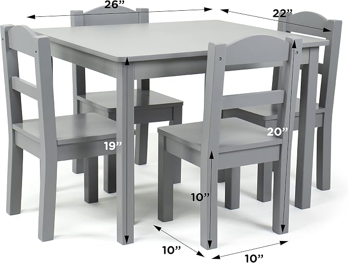 Humble Crew Toddler Table and Chair Set - Image 3