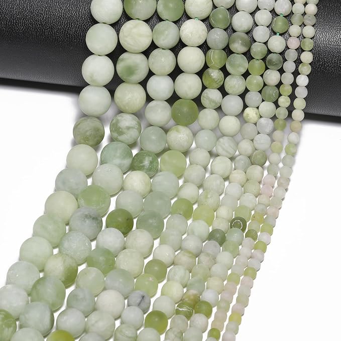 36pcs Natural Matte Grape Gemstone Beads，10mm Frosted Round Loose Stone Beads - Image 5