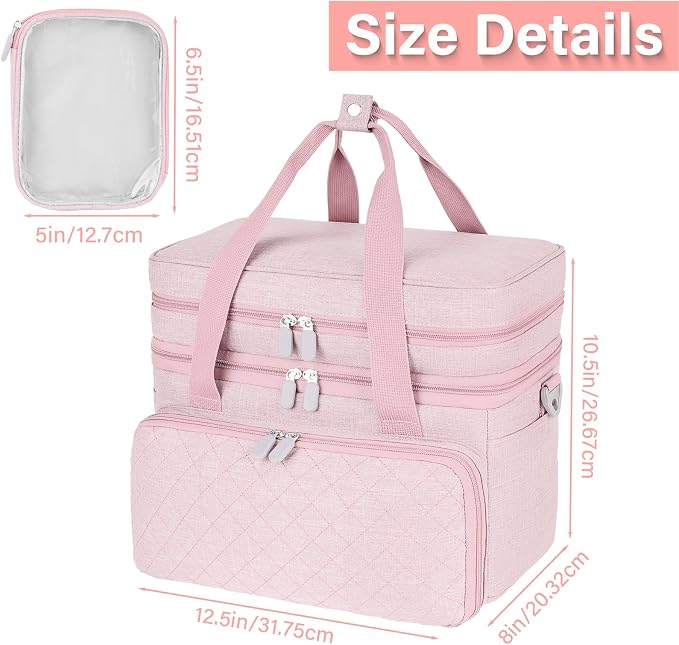 Sewing Box for Sewing Supplies​​, Double-Layer Organizer Bag - Image 7