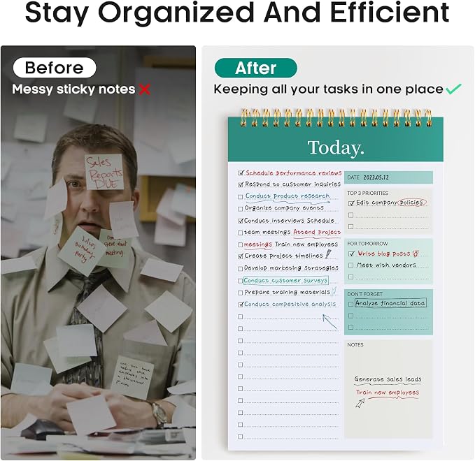 Taja 6 Pack of To Do List Notepad - Image 5