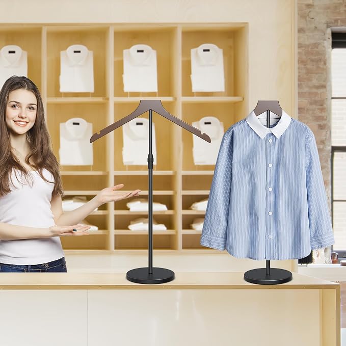 OLV 2 Pack Shirt Display Stand, 18-34 Inch Height Adjustable Mannequin Torso - Image 6