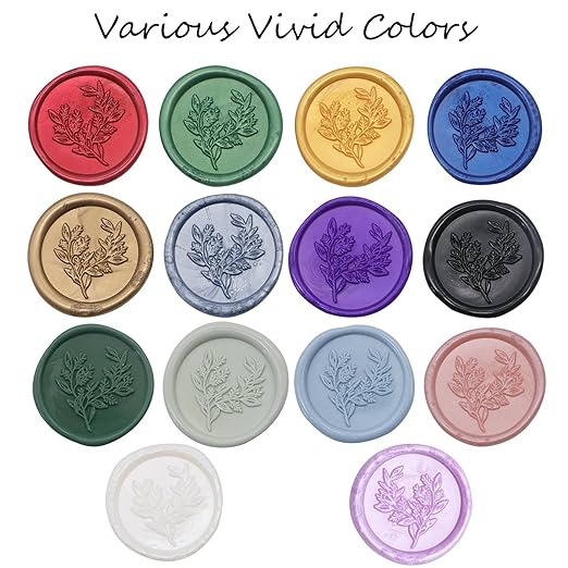 Gold Wax Seal Sticks 26pcs, Andotopee Glue Gun Wax Seal Sticks for Wax Seal Stamp, Premium Sealing Wax for Envelope Letter Seal Wedding Invation Craft Adhesive, Great Gift Ideas (Mini Size)