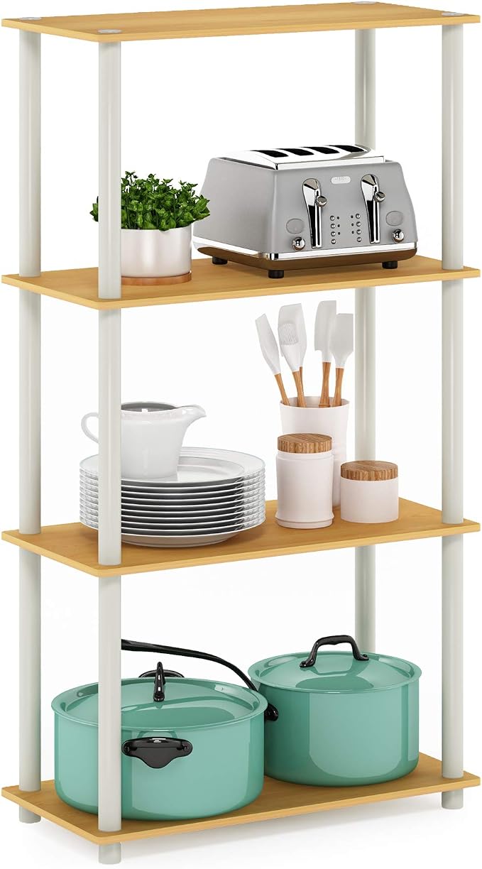 Furinno Turn-N-Tube 4-Tier Multipurpose Shelf Display Rack - Image 8