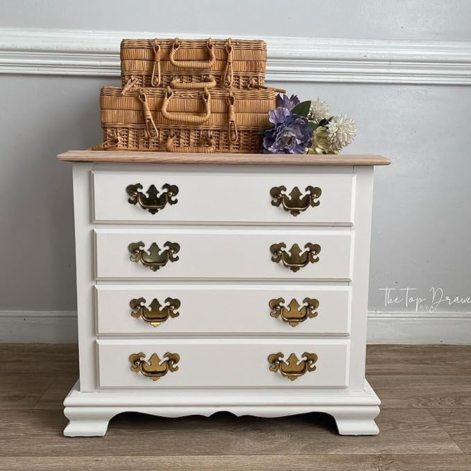 Dixie Belle Paint Company Chalk Finish Furniture Paint – Gardenia (4oz) – Matte Chic Chalk Mineral DIY Furniture Paint