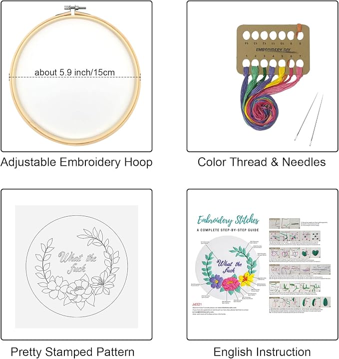 Louise Maelys Funny Embroidery Kits - Image 2