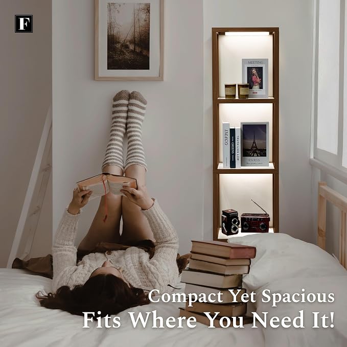 FENLO LED Display Shelf Unit – Dimmable Lighted Furniture - Image 8