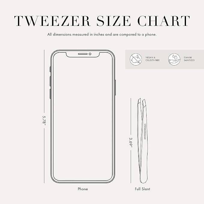 Tweezerman Stainless Steel Slant Tweezer - Image 7
