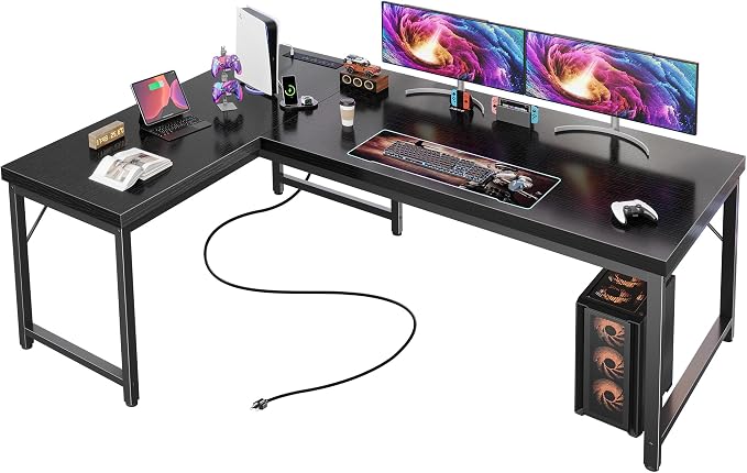 Huuger 55 Inch L Shaped Desk by Huuger
