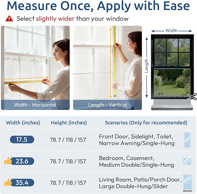 rabbitgoo One Way Privacy Window Film Window Tint - Image 7